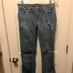 Elvis bootcut denim.